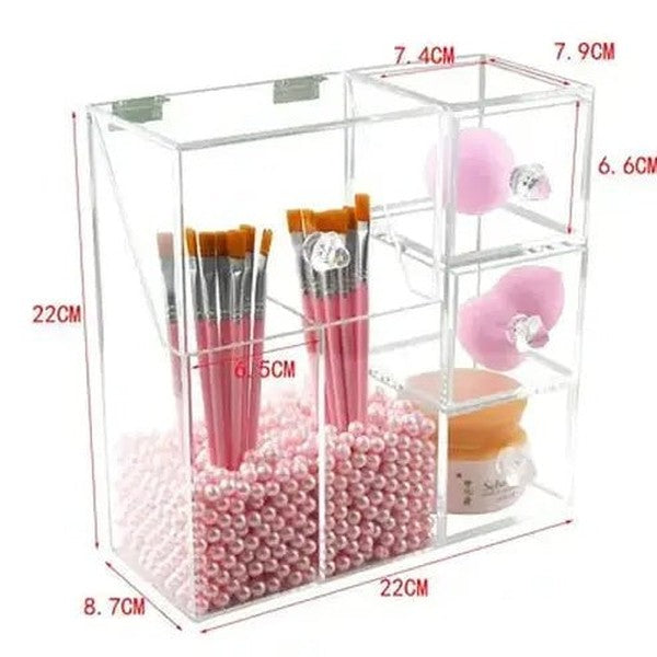 Clear Acrylic Multi-Functional Organizer