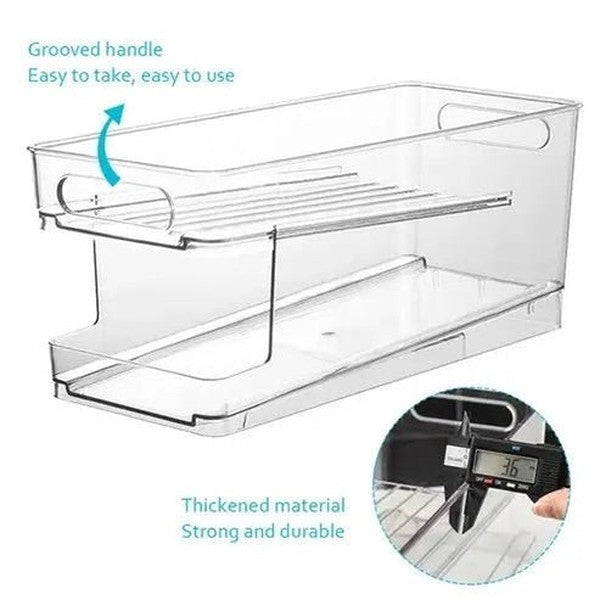 Clear Stackable Can Storage Box