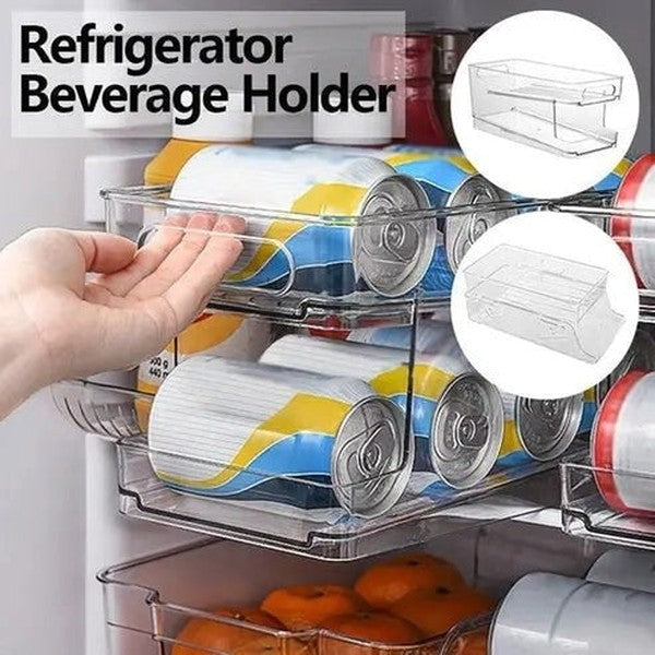 Clear Stackable Can Storage Box