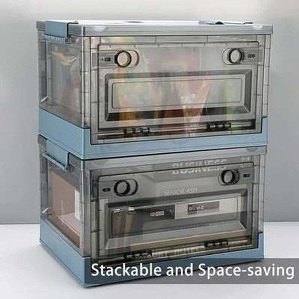 Collapsible Storage Containers with Heavy Duty Doors