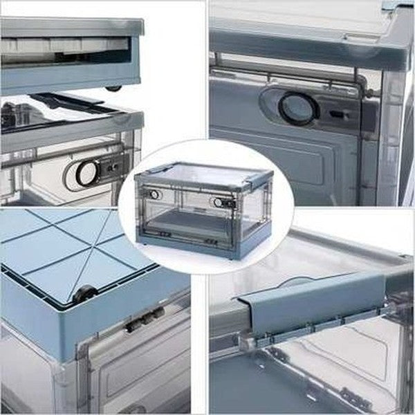 Collapsible Storage Containers with Heavy Duty Doors