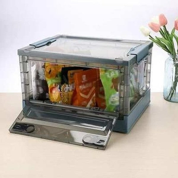 Collapsible Storage Containers with Heavy Duty Doors