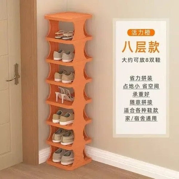 Compact Multi-Layer Shoe Rack