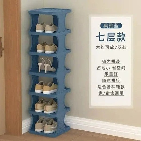 Compact Multi-Layer Shoe Rack