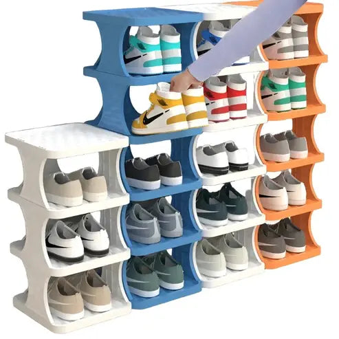 Compact Multi-Layer Shoe Rack