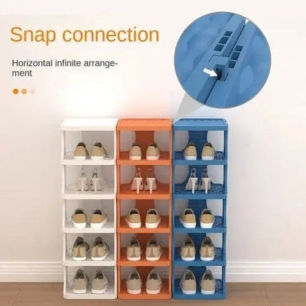 Compact Multi-Layer Shoe Rack