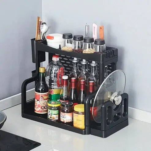 Condiment and Cutlery Storage Rack