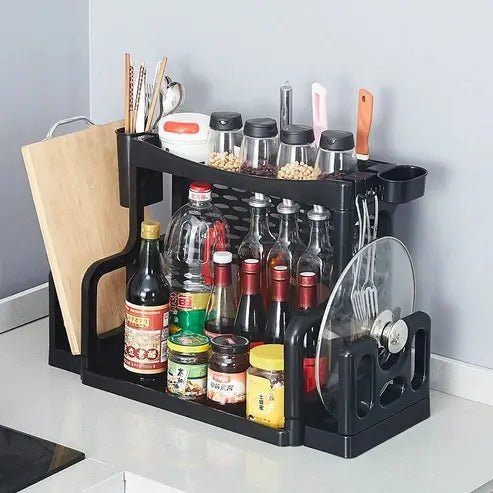 Condiment and Cutlery Storage Rack