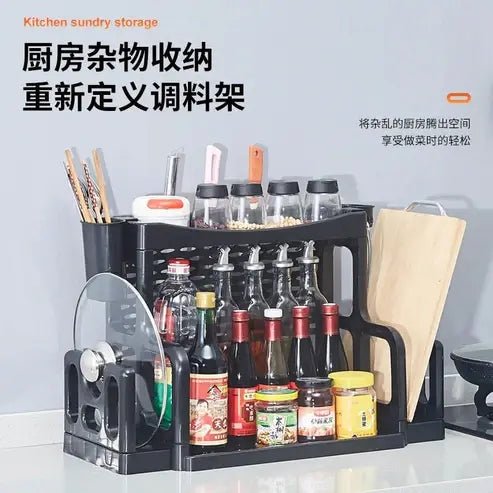 Condiment and Cutlery Storage Rack