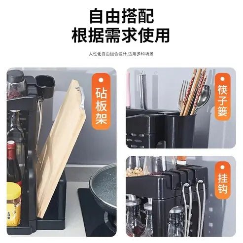 Condiment and Cutlery Storage Rack