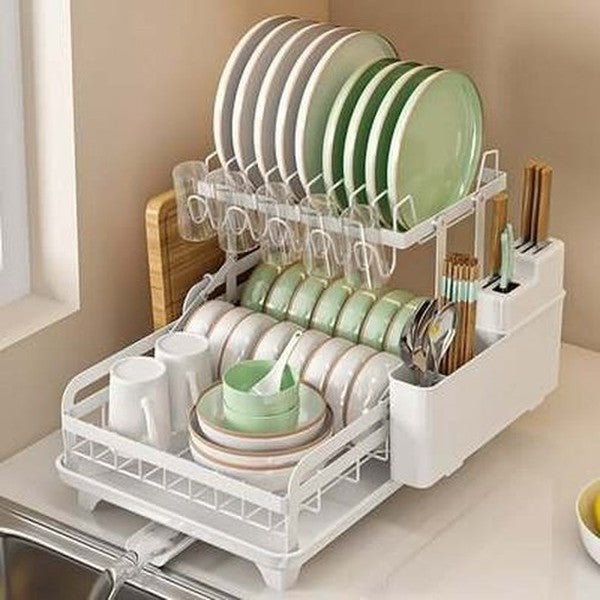 Countertop Metal Kitchen Dish Drain Rack