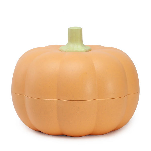 Creative Pumpkin Shape Storage Box, Double Layers Snack Fruit Dish