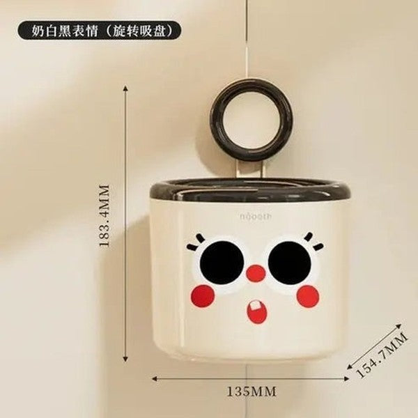 Cute Suction Wall-Mounted Mini Storage Bin