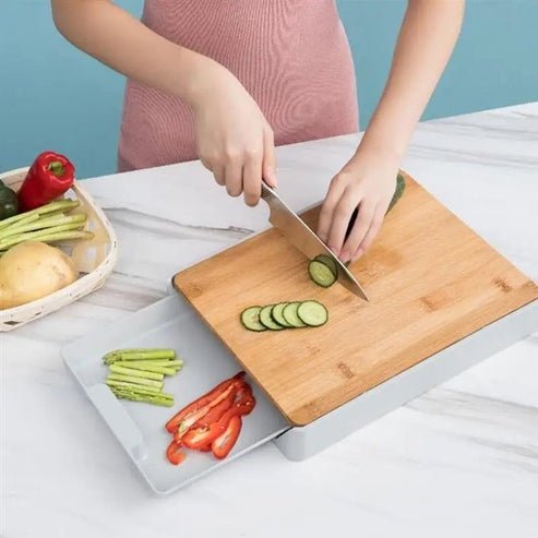 Cutting Board With Drawer
