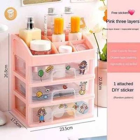Desktop Drawer Lipstick Cosmetic Box - Storage Solution