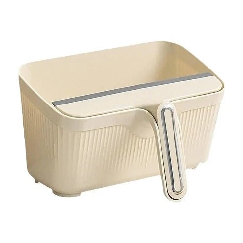 Desktop Trash Can with Wiper