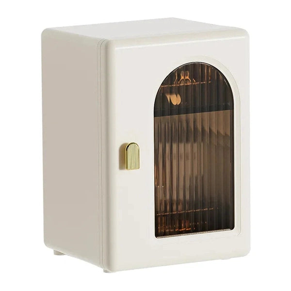 Desktop Cosmetics Storage Box, Large Capacity Dresser Cosmetic Cabinet