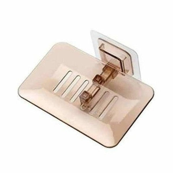 Double Layer Wall Mount Soap Holder Sponge Bathroom Dish Rack