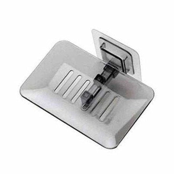 Double Layer Wall Mount Soap Holder Sponge Bathroom Dish Rack