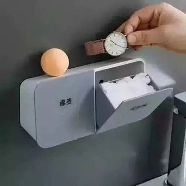 Double-grid Dust-proof Makeup Remover Cotton Finishing Box