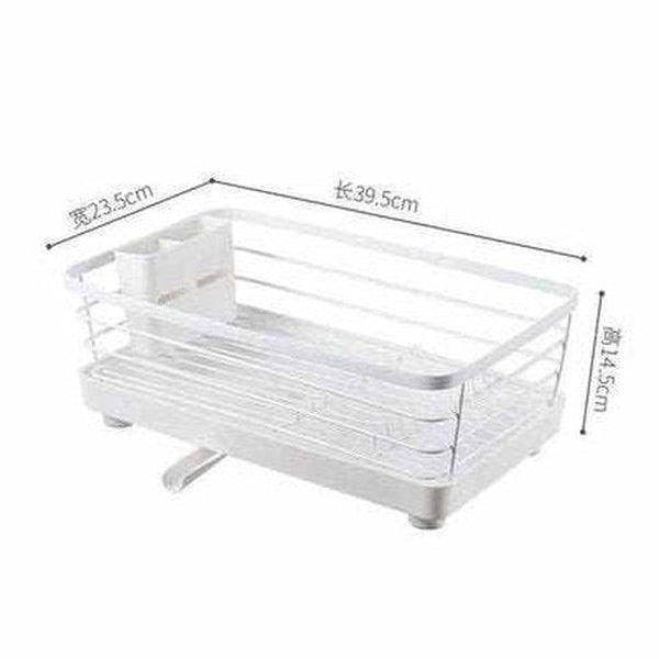 Double-layer Kitchen Dish Bowl Draining Storage Rack