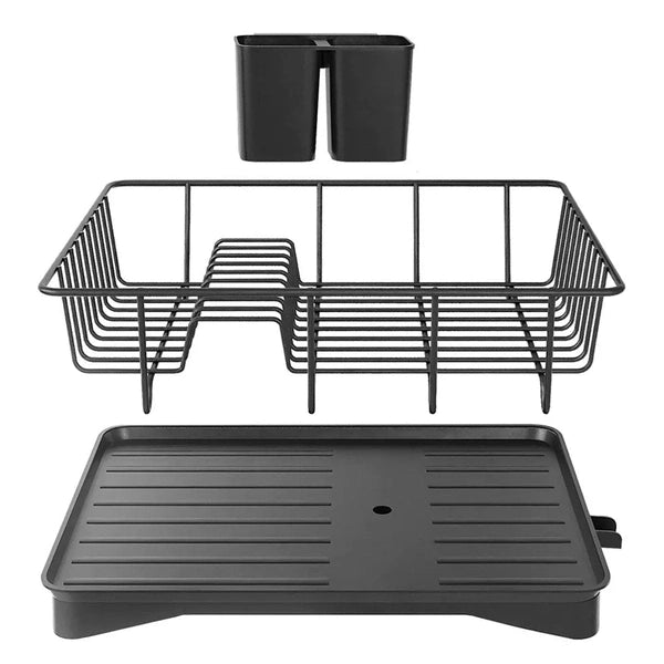 Double-layer Bowl Drying Rack, Space Saving Dish Drainer, Rust-Proof Stainless Steel