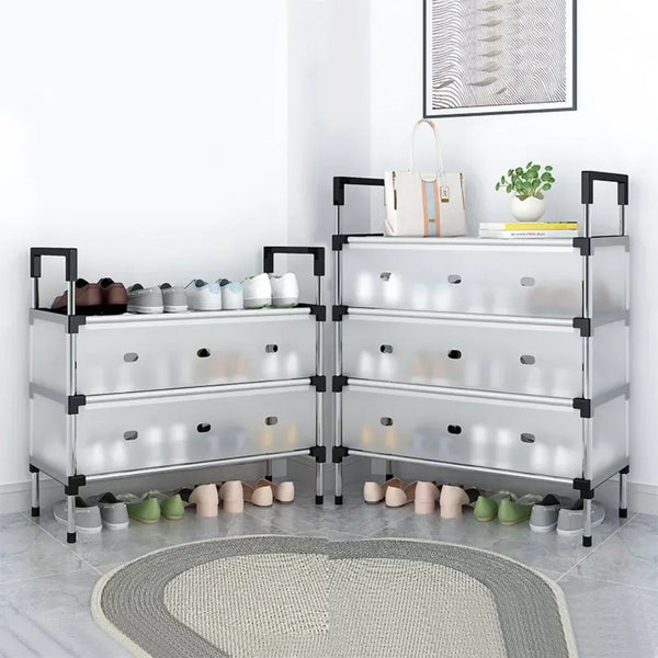 Dust-Proof Shoe Rack – Large Capacity Multi-Layer Shoe Organizer