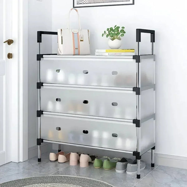 Dust-Proof Shoe Rack – Large Capacity Multi-Layer Shoe Organizer