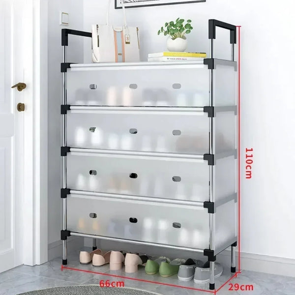 Dust-Proof Shoe Rack – Large Capacity Multi-Layer Shoe Organizer
