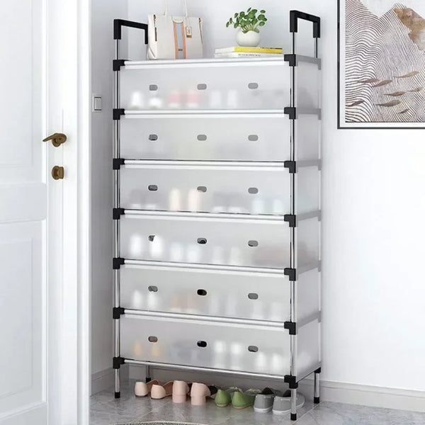 Dust-Proof Shoe Rack – Large Capacity Multi-Layer Shoe Organizer