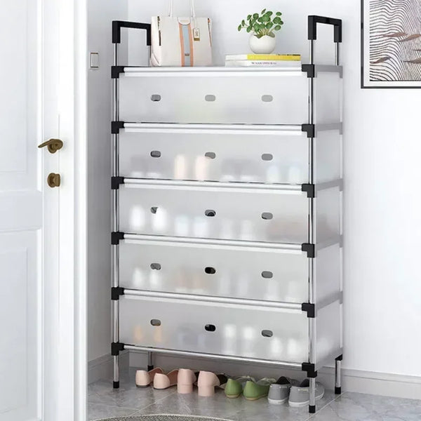 Dust-Proof Shoe Rack – Large Capacity Multi-Layer Shoe Organizer
