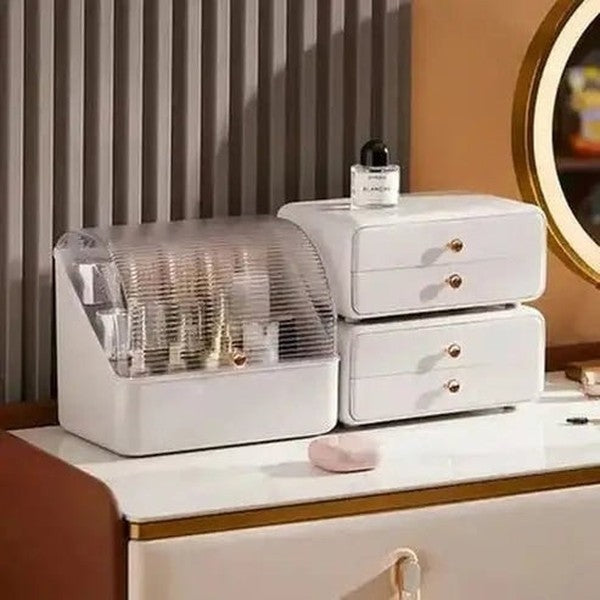 Dustproof Large Capacity Desktop Makeup Storage Box
