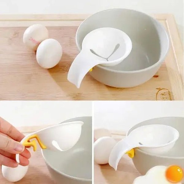 Efficiently Separate Egg Whites and Yolk