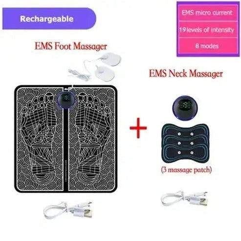 Electric EMS Foot Massager Pad: Pure Relaxation