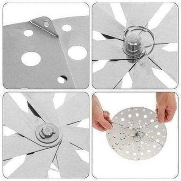 Expandable Stainless-Steel Drop Lid Inner Steamer Basket