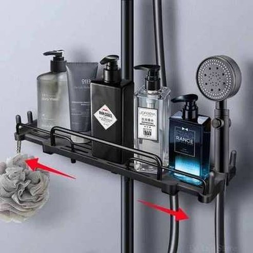 Extendable Shower Shelf Bathroom Shelf Without Drilling