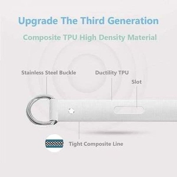 Extendable indoor clothesline with holes
