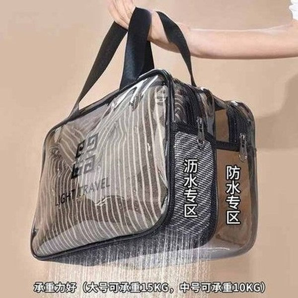 Female Transparent Waterproof Makeup Storage Pouch