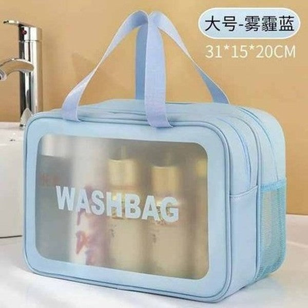 Female Transparent Waterproof Makeup Storage Pouch