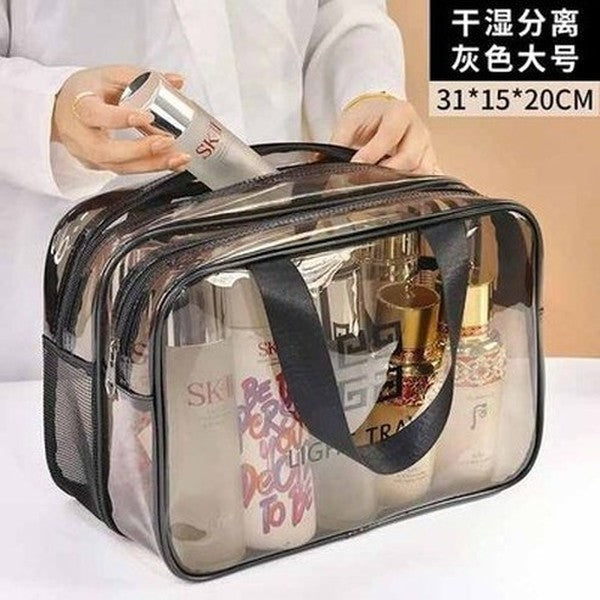Female Transparent Waterproof Makeup Storage Pouch
