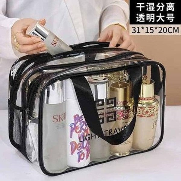 Female Transparent Waterproof Makeup Storage Pouch