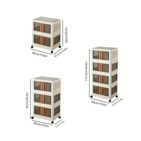 Foldable Dustproof Storage Box Organizer