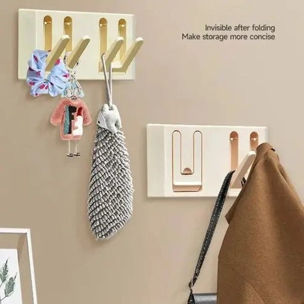 Foldable Self-Adhesive Bathroom Wall Hook