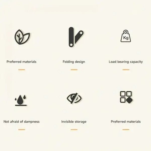 Foldable Self-Adhesive Bathroom Wall Hook