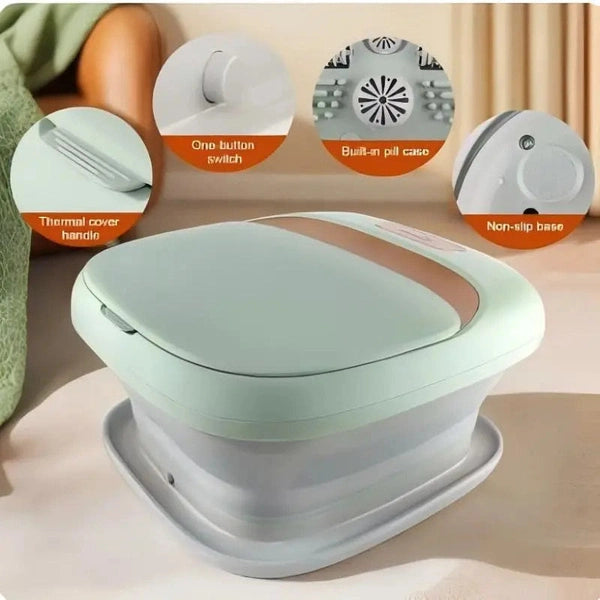 Foldable Foot Bath Bucket, Foot Bath Tool, Foot Bath Massager, Foot Bath Basin