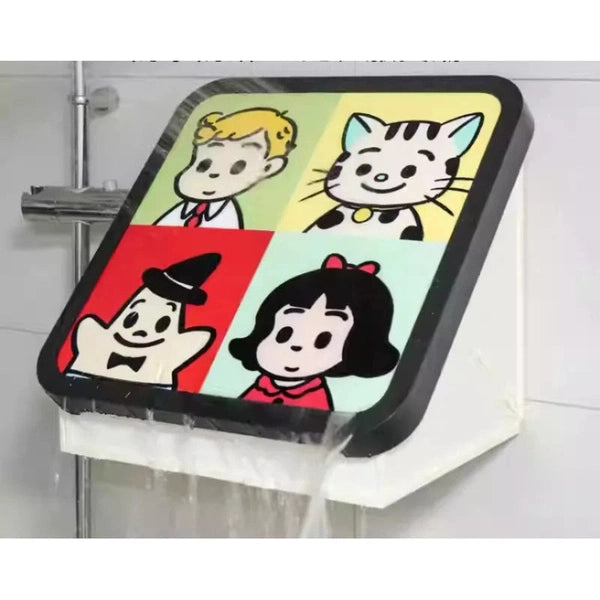 Foldable Storage Box for Bathroom, Clean Clothes Hanging Organizer