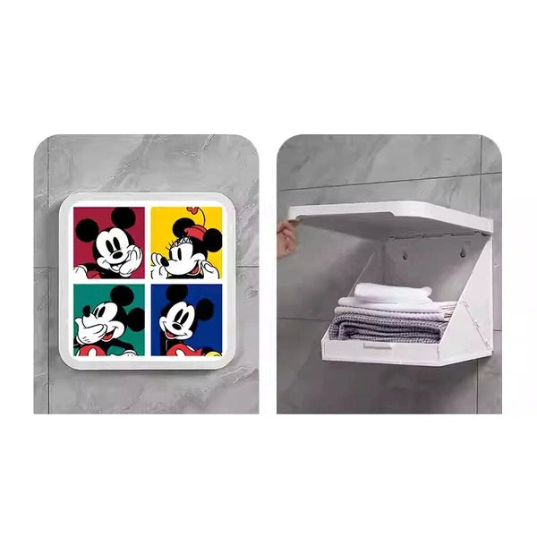 Foldable Storage Box for Bathroom, Clean Clothes Hanging Organizer