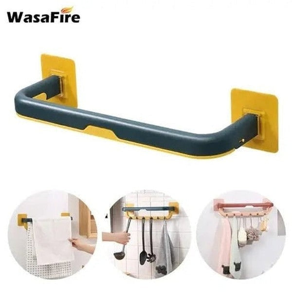Folding Wall-Mounted Towel Rack