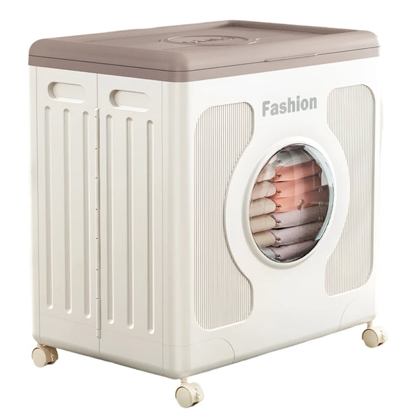 Folding Storage Box With Lid, Multifunction Toys Books Organizer, Closet Clothes Quilt Container