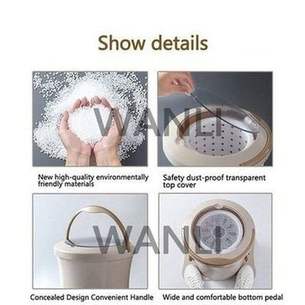 Manual Clothes Dehydrator Without Electricity Home Dormitory Hand Pulled Small Clothes Spin Mop Bucket Portable Washing Machine. Laundry Appliances: Dryers.